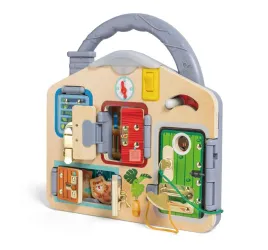 hape-lock-learn-playboard-unlocking-adventure-green-tamano-para-ninos