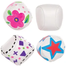 baker-ross-at955-design-your-own-mini-soft-balls-pack-of-6-for-kids