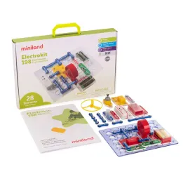 miniland-electronic-kit-with-198-experiments-99116-multi-color-mittel
