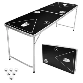 gopong-6-foot-portable-folding-beer-pong-flip-cup-table-6-balls-black