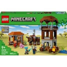lego-minecraft-21278-kryjowka-rozbojnikow-i-dewastatorow-zestaw-klockow-baza-maruderow-niszczyciel-665-elementow-od-9-lat