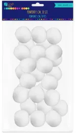 pompony-poliestrowe-biale-5-cm-30-sztuk