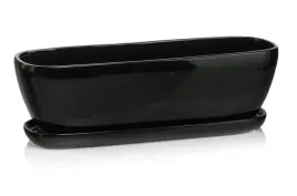 ceramiczna-doniczka-rynna-z-podstawka-28x9x9cm-czarna-owalna-oslonka-na-rosliny-kwiaty-i-ziola-podluzna-do-wnetrz