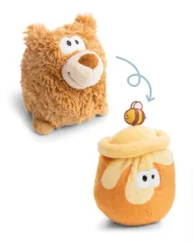 nici-bear-reversible-soft-toy-15-cm-2-in-1-62992-brown