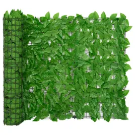 parawan-balkonowy-zielone-liscie-500x100-cm