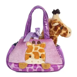 aurora-32768-fancy-pal-peek-a-boo-giraffe-8in-soft-toy-brown