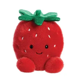 aurora-33573-palm-pals-juicy-strawberry-5in-soft-toy-red