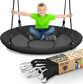 serenelife-tree-swing-seat-large-round-saucer-kids-swings-one-size