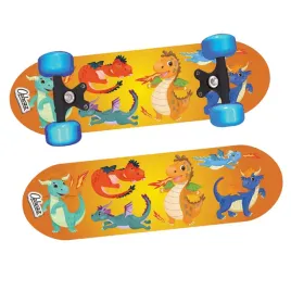ozbozz-dragons-skateboard-with-flashing-wheels-17-inch-deck-17-x-5