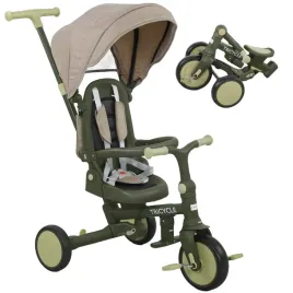 aiyaplay-kids-trike-foldable-5-in-1-parent-handle-ages-1-3-dark-medium