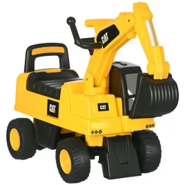 homcom-cat-licensed-kids-ride-on-digger-foot-to-floor-ride-on-black-medium