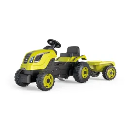 smoby-7600710130-farmer-xl-green-tractor-and-trailer-light-one-size