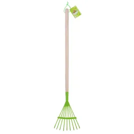 esschert-kg101-fallen-fruits-children-lawn-rake-green
