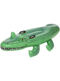 smiffys-crocodile-green-inflatable-approx-140cm-hawaiian-luau-one-size