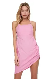 trendyol-women-s-back-detailed-beach-dress-pink-8