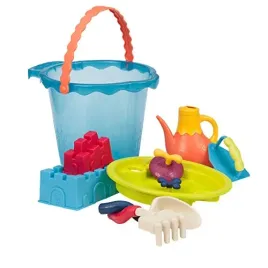 b-toys-shore-thing-large-bucket-set-water-play-beach-playset-bucket