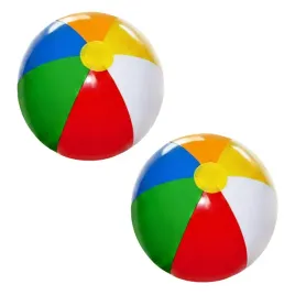 shatchi-2-pcs-20-inch-inflatable-rainbow-beach-ball-multicolour-2-pieces