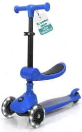 serenelife-kids-scooter-for-ages-37-3-wheel-kick-with-seat-one-size