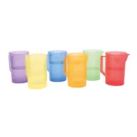 tickit-6-piece-translucent-colour-jug-set-sensory-toy-ages-18-months
