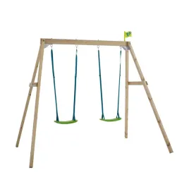 tp-toys-tp304-wooden-swing-frame-forest-double-brown-double