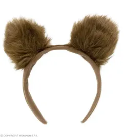 plush-bear-ears-accessory-for-animal-fancy-dress-braun-one-size