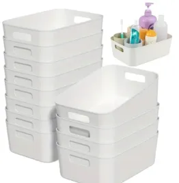 10-x-pojemnik-koszyczek-do-przechowywania-pudelko-organizer-kuchni-lazienki-na-drobiazgi-bialy-plastik-205-x-135-x-65-cm