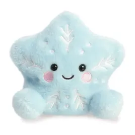 aurora-99221-palm-pals-frosty-snowflake-5in-soft-toy-blue-pocket-size