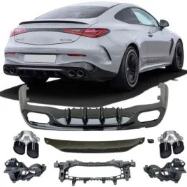 dyfuzor-z-koncowkami-wydechu-mercedes-cle-amg-line