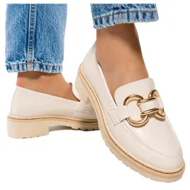 mokasyny-damskie-bezowe-na-platformie-ze-zlota-ozdoba-wsuwane-polbuty-r-39-loafersy-skora-ekologiczna-obcas-35-cm-wkladka-25-cm