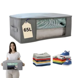 pokrowiec-organizer-torba-65l-na-posciel-ubrania-zabawki-pod-lozko-bagowski-plaski-pojemnik-tekstylny-z-pokrywa-schowek-na-rzeczy-szary