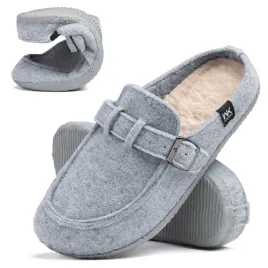 kapcie-barefoot-pantofle-damskie-wygodne-cieple-filcowe-wsuwane-wojtylko-37-domowe-obuwie-z-kozuszkiem-ocieplane-szare-wkladka-24-cm