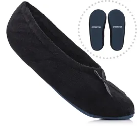 czarne-wygodne-baletki-domowe-kapcie-damskie-baleriny-38-39-wiele-kolorow-pantofle-tekstylne-z-kokardka-wkladka-245-cm