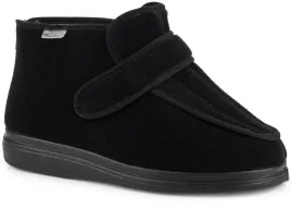 dr-orto-damskie-buty-ortopedyczne-zdrowotne-na-rzepy-szerokie-r-37-polbuty-tekstylne-czarne-wkladka-235-cm-obcas-3-cm