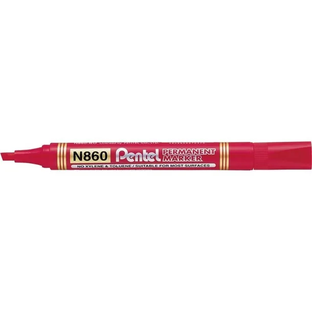 pentel-marker-n860-sciety-czerwony-rodzaj-permanentny-stan-nowy