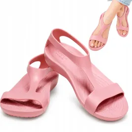 crocs-serena-damskie-klapki-rozowe-wygodne-lekkie-sandaly-buty-r-415-obuwie-wsuwane-z-tworzywa-plaski-obcas-2-cm-wkladka-263-cm