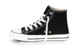 buty-damskie-czarne-trampki-tenisowki-wysokie-klasyczne-sneakersy-37-obuwie-sznurowane-z-tkaniny-wkladka-235-cm-platforma-2-cm