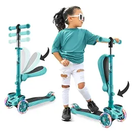 hurtle-3-wheeled-scooter-for-kids-boys-and-girls-ages-2-12-foldable-kick