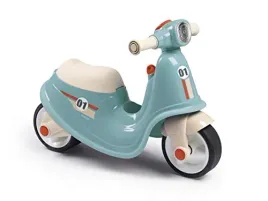 smoby-blue-scooter-ride-on-realistic-design-mechanical-key-front