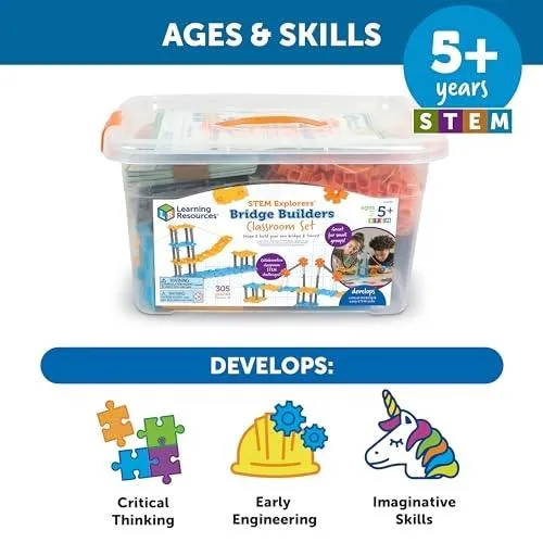 learning-resources-stem-explorers-bridge-builders-classroom-set-stem-toys-wiek-dziecka-10-lat