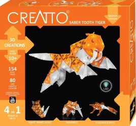 kosmos-3676-creatto-sabre-tooth-tiger-3d-light-figures-yellow-mittel