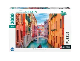 nathan-87311-puzzle-2000-pieces-on-the-canalsvibrant-colors-blues-greens