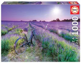 educa-19255-1000-bicycle-field-lavender-bike-in-campo-de-68-x-48-cm