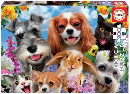 educa-200-selfie-pet-parade-puzzle-with-cute-multicoloured-40-x-28-cm