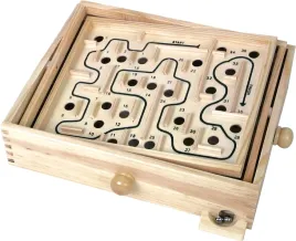tobar-wooden-labyrinth-marble-maze-toy-brown