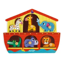 janod-j07062-wooden-tenon-puzzles-6-pieces-noah-s-ark-multicolor-6-pieces
