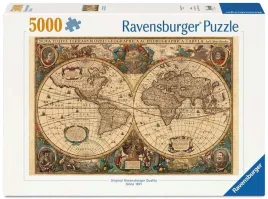 ravensburger-antique-world-map-5000-piece-jigsaw-puzzles-brown-one-size