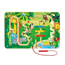 hape-jungle-maze-or-magnetic-wooden-jungle-animal-themed-puzzle-travel-toy