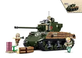 sluban-klemmbausteine-m38-b1110-wwii-m4a3-76w-medium-tank-green