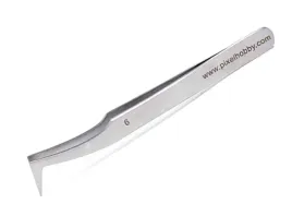 pixel-p20009-7-tweezers-for-the-popular-hobby-metal-with-angled-tip-silber