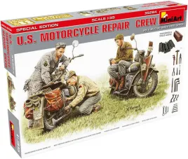miniart-1-35-us-motorcycle-repair-crew-spec-edt-various-mittel